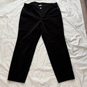 J Jill Black Corduroy Jeans